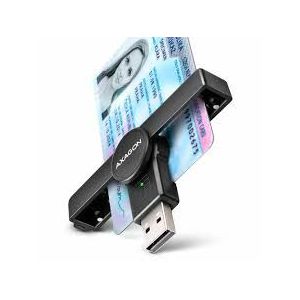 Čitač pametnih kartica AXAGON CRE-SMPA USB 2.0 Pocket Reader