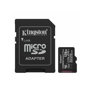 MEM SD MICRO 128GB Kingston Canvas Select Plus + Adapter SDCS3/128GB