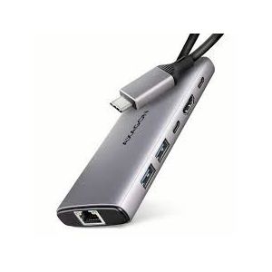 USB HUB AXAGON HMC-6G2L 2xUSB3.2 Gen 2, 1xUSB-C, HDMI, GLAN