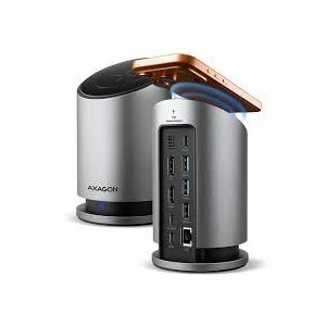USB HUB 3x USB-A + 1x USB-C, GLAN, HDMI, DP, PD 100W, 15W wireless