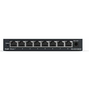 8-Port Gigabit Unmanaged Switch8 Gigabit RJ45 Ports ,Steel Case