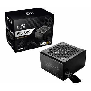 ASRock PSU PRO Series PRO-650G, 650W, 80 Gold