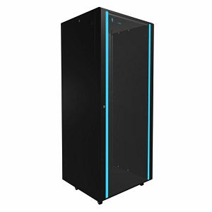 Extralink Floor Cabinet 42U, 800x800, Black