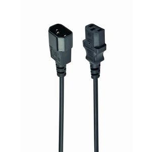 Gembird Power cord (C13 to C14), 1.00 mm2, 10 A, 5 m