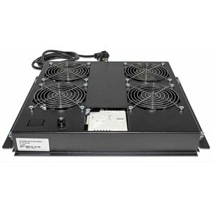 Intellinet 4-Fan Ventilation Unitwith Thermostat for 19" Racks