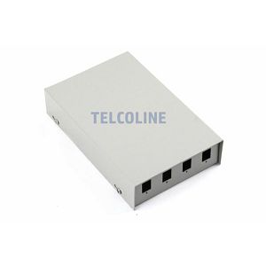 NFO Patch Panel Wall Mounted, 4x SC Simplex LC Duplex