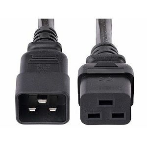 NaviaTec Power Cable - IEC C19 to IEC C20, black, 1m