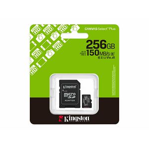 Kingston 256GB micSDHC Canvas Select Plus G3 150R+256GB micSDHC Canvas Select Plus G3 150R A1 V10  +