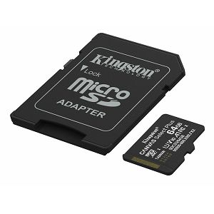 Kingston 64GB micSDHC Canvas Select Plus G3 100R+A64GB micSDHC Canvas Select Plus G3 100R A1 V10  +A