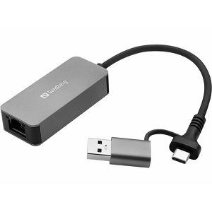 Sandberg USB-C A 2.5 GbE RJ45 Adapter