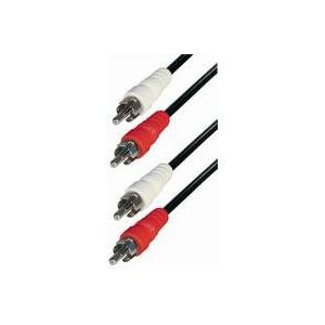 Transmedia RCA Stereo Kabel 2,5m