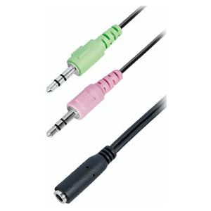 Transmedia Headset adapter cable 0,2m