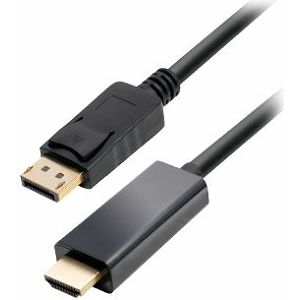 Transmedia DisplayPort plug to HDMI plug, K@60Hz, 1,0 m