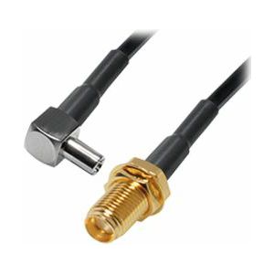 Transmedia Pigtail adapter TS9 angle plug to SMA socket