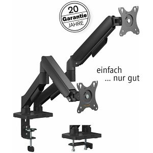 Transmedia Flexible dual monitor mount with spring system