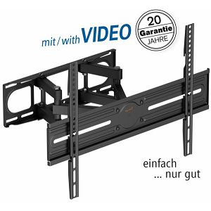 Transmedia Swivel TV Wall Mount, 37" - 80", Black