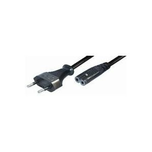 Transmedia Power Cable Euro Plug 3m