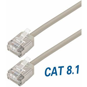 Transmedia Cat8.1 Thin flexible U FTP patch cable, 2m
