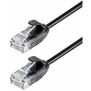 Transmedia CAT6a Thin U UTP Patch Cable 3m black