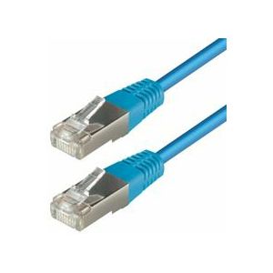 Transmedia S-FTP Cat5E Patch Kabel (RJ45), Blue 0,5m