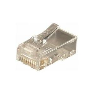 Transmedia RJ45 connector for round cable