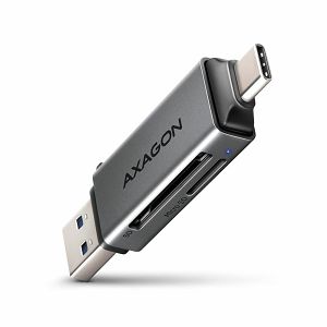 MEM CR AXAGON USB 3.2 Gen 1 CRE-DAC, SD, microSD