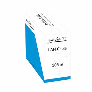 NaviaTec Cat6, FTP solid, 23AWG, CCA 305m