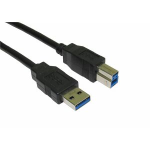 NaviaTec USB 3.0 C muški na A muški kabel, 2m, crni