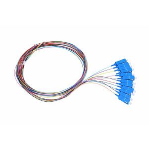 NFO Fiber optic pigtail SC UPC, SM, G.657A1, 900um, 3m, 12 pack