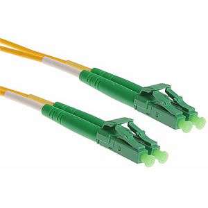 NFO Patch cord, LC APC-LC APC, Singlemode 9 125, G.657A2, Duplex, 10m