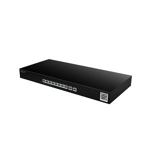 Ruijie router 10-port Cloud managed  RG-EG310GH-E1xWAN port, 6xLAN ports,3xLAN/WAN;concurr. 300