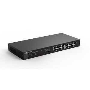 Ruijie switch 16-port unmanaged RG-ES116G16 10/100/1000 Mbps RJ45 Ports, Steel Case
