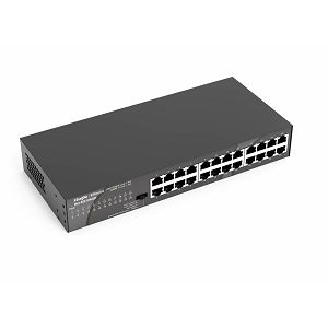 Ruijie switch 24-port unmanaged RG-ES124GD24 10/100/1000 Mbps RJ45 Ports, Steel case