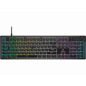 Tipkovnica Corsair K55 CORE RGB Gaming KeyboardBacklit Zoned RGB LED, Rubberdome