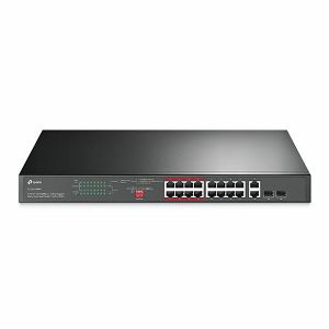 TP-Link 18-Port Gigabit Rackmount PoE Switch with 16 PoE 2 x Combo